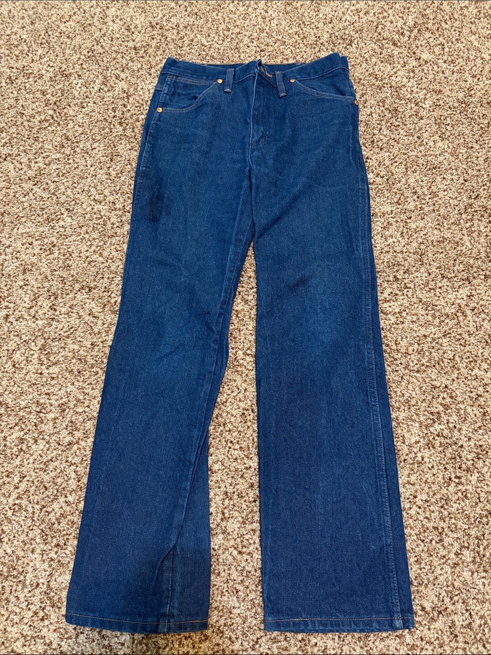 Men’s Classic Dark Blue Denim Jeans